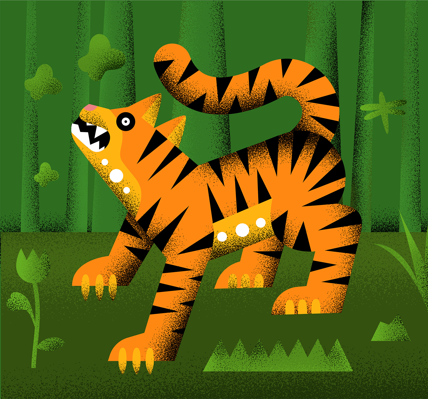 tiger drawing