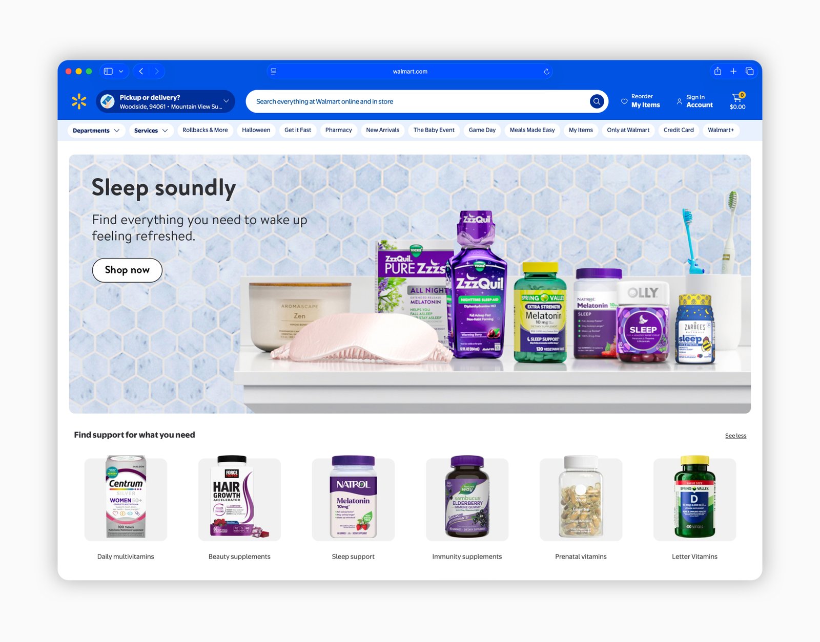 walmart home